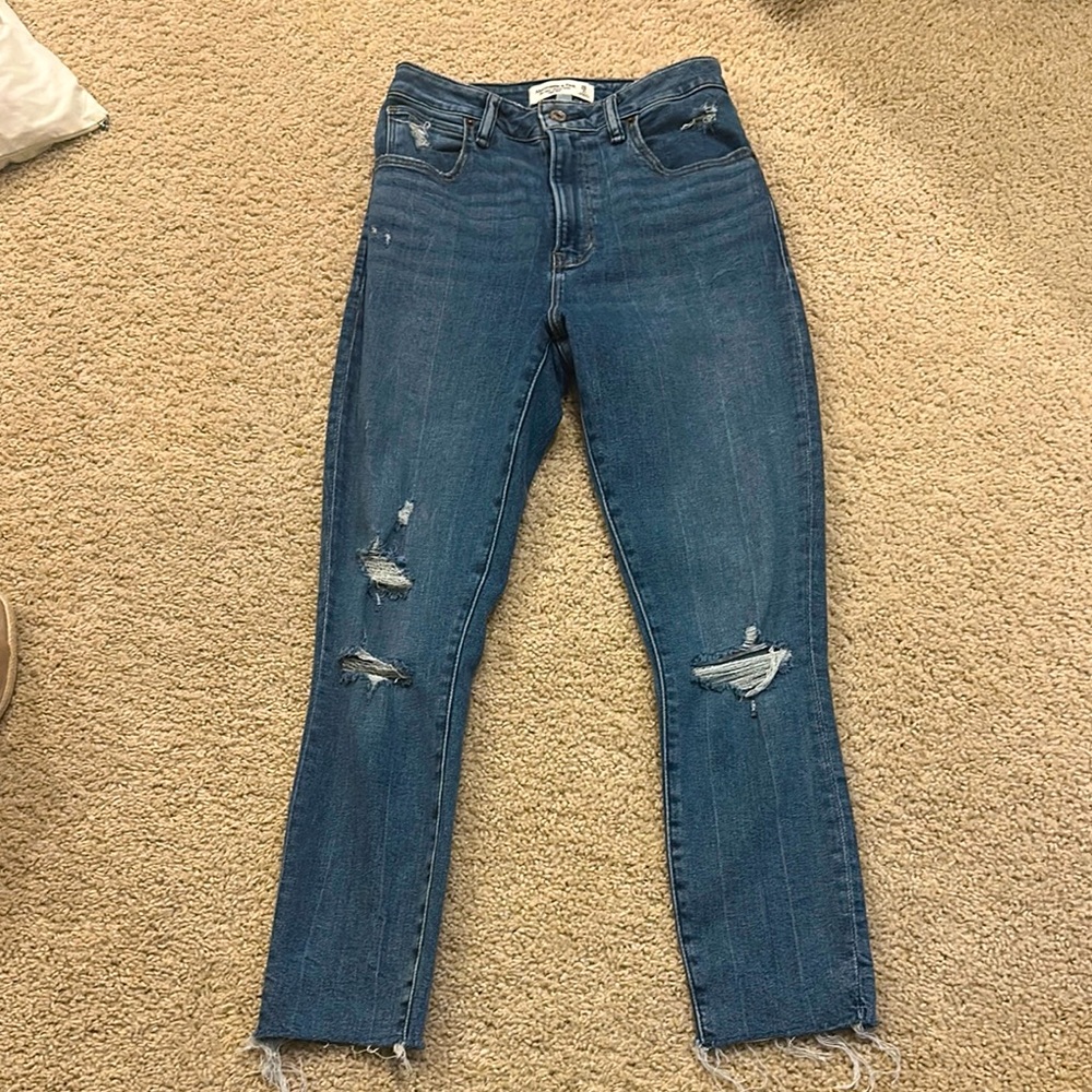 Super Skinny Ankle High Rise Jeans